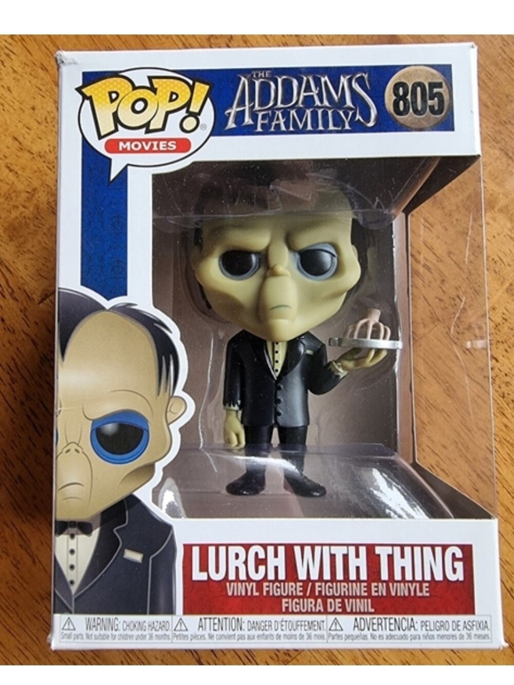 Funko Pop! The Addams Family Lurch with Thing Vinyl Figure #805